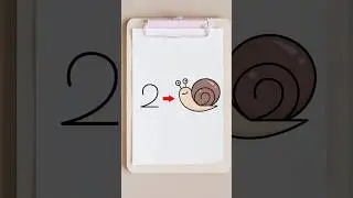 How to draw a snail #drawingtutorial