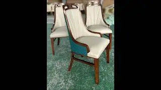 A must-have for high-end restaurants: elegant solid wood dining chair #chair #