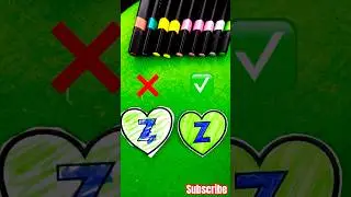 Z Letter Drawing &ndash; Right or Wrong? ❌✅