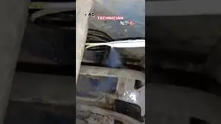 window AC ges leakage problem 🧑&zwj;🔧🛠✅️#sorts #acrepairing #viralvideo #ytshorts #youtube #teriding