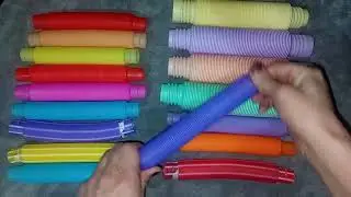 Satisfying ASMR VIDEOS pop color tube for you anti-stress ✨️ #satisfying #asmr #relaxing #funny #diy