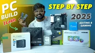 MY 2025 PC Build With RTX 5060🔥 | Gaming PC Build in 2025 | Best 4K Video Editing PC