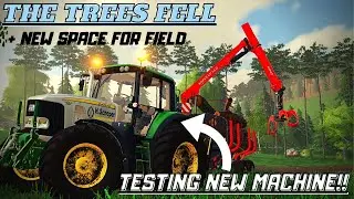 Chopping down whole forest!!  Farming Simulator 2019 Walchen episode 11