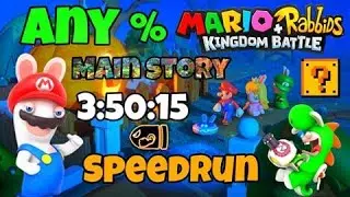 Speedrun Mario + Rabbids Kingdom Battle (Main Story Any% Extra Health) IN : 3H 50 MIN 15 SEC