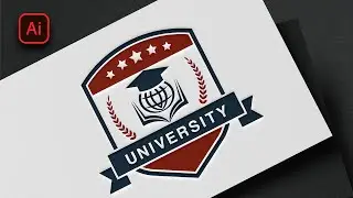 School University logo design||Professional|logo design||Adobe Illustrator Tutorials||Rasheed RGD