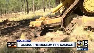 ABC15 tours the damage left behind from the Museum Fire