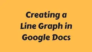 Line Graph in Google Docs