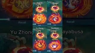 Exorcist recall Kagura, Granger, Yu Zhong, Hayabusa #mlbb