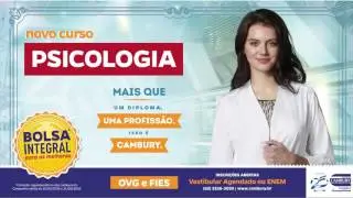 NOVO CURSO DE PSICOLOGIA DA FACULDADE CAMBURY