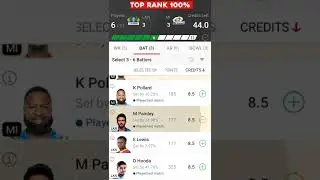 TEAM RANK #1 LKN VS MI BEST TEAM PREDICTION | DREAM11 2022 | TATA IPL 2022