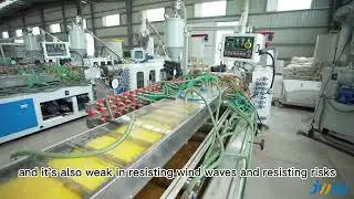 The Introduction of PE marine pedal extrusion line of Jwell
