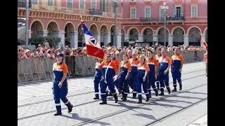 La Protection Civile 06 défile le 14 juillet à Nice (2018)