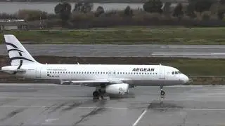 Aegean Air, airbus a-320 take of