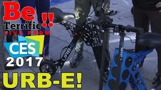 URB-E Foldable Electric Vehicles at CES 2017 on BeTerrific!!
