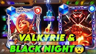 NFTs VALKYRIE & BLACK KNIGHT Heavy Deck Gameplay 🔥 | Castle Crush Champion League Highlights 😍