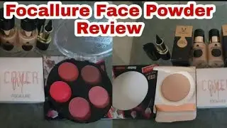 Focallure CoverMax Two Way Cake Power||Miss Rose foundation||Max Girl Bulsh Pellete|Review