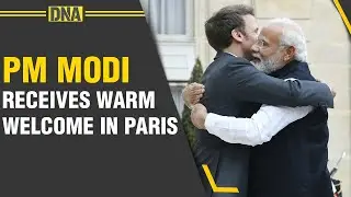 Watch: PM Narendra Modi shares warm hug with French President Emmanuel Macron
