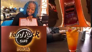 COME WITH ME TO THE HARD ROCK CAFE IN LISBON|| Kn Matsh💗✈️