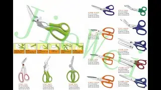 JIEWEI producing-custom kitchen shears and stainless steel scissors