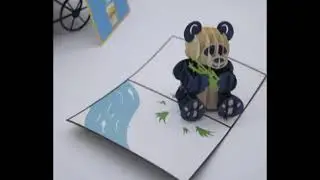 Best Birthday Presents- Panda Hug Pop Up Greeting Card