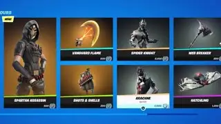 *NEW* Item Shop AFTER Beef Boss & Spider Knight!! (Fortnite)