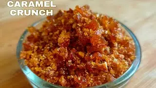 How to make butterscotch crunch | caramel crunch | homemade butterscotch crunch