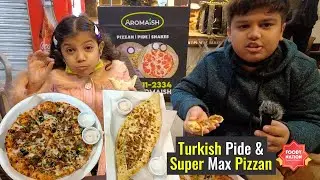 Turkish Pide and Super Max Pizzan | Naan Pizza | Turkish Food | Street Food Karachi | Street food PK