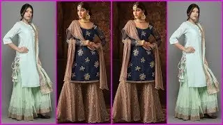 Latest Sharara With Kurti Collection 2019 ||  Kurti With Sharara designs || Sharara Suit Designs