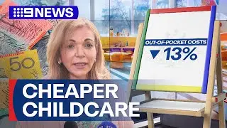 New childcare subsidies providing relief to families | 9 News Australia