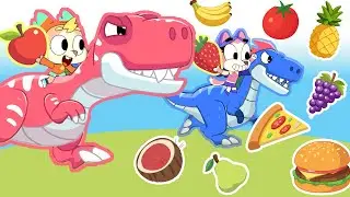 Yes Yes Fruit | Healthy Food | Dinosaur Song For Kid | Nuton & Lola