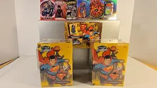 Fleer Brilliants Superman - Gamestop version - 2 Blaster Break