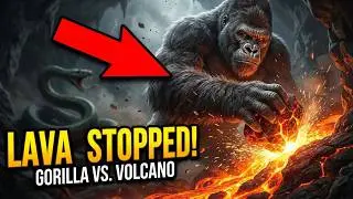 Volcano Serpent vs Gorilla  Firestorm Awakening 🌋 Epic Jungle Battle