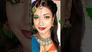 Indian flag  🇮🇳 inspired makeup look #independenceday  #15august #jaihind  #indiaflag