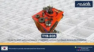CNB Machinery and Steel Corporation - Introducing our TYB-D35 Rebar Bending Machine (32mm cap)