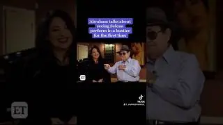Abraham talks about Selena performing in a bustier for the first time #selenaquintanilla