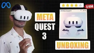 META QUEST 3  UNBOXING & FIRST IMPRESSION |  HINDI REVIEW |  #india  #visionpro #metaquest3 #hindi