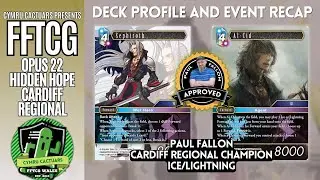 Cardiff Regional WINNER Ice/Lightning & Event Recap // Cymru Cactuars // Final Fantasy TCG