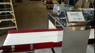 BID ON EQUIPMENT: Item 344122 - Metal Detector with Belt Conveyor - Food Grade - 3 5mm 316 Stainless