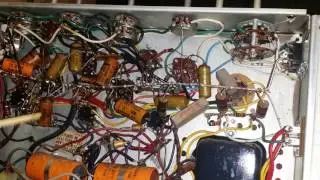 1960 RCA VCR-244 console stereo RS-189A amp