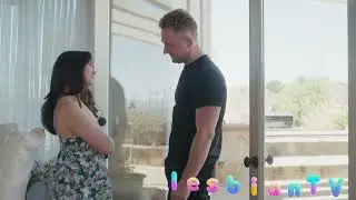 Jane Wilde Wedding dress In Home Front Of Fiance 