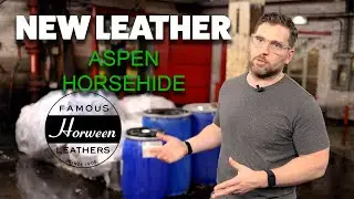 НОВАЯ кожа! Horween Aspen Horsehide