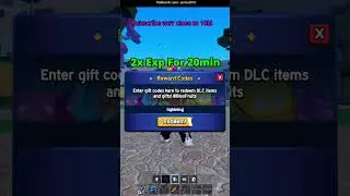 New 2x EXP Codes Blox Fruits!