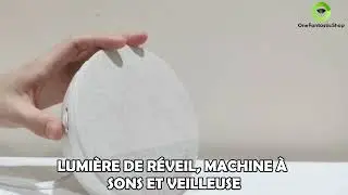 R&eacute;veil Lumi&egrave;re REACHER: Lumi&egrave;re de R&eacute;veil, Machine &agrave; Sons, et Veilleuse