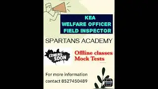 welfare officer | field inspector| KEA labour department| notes | mocks | pyqs | 2023 | Karnataka