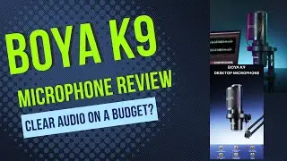 Boya K9 Condenser Microphone Review | Clear Audio on a Budget?