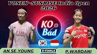 안세영 vs 푸트리 와르다니 | 2026 인도 오픈 8강 | 세계 1위의 위엄