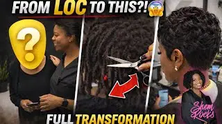 She Let Go of Her LOCS&hellip; and the PIXIE CUT Changed Her Forever 😱✂️