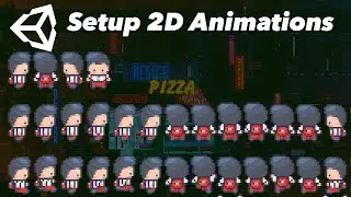 How to Setup 2D Character Animations with Blend Trees in Unity