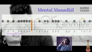 Mental Manadhil song Guitar notes