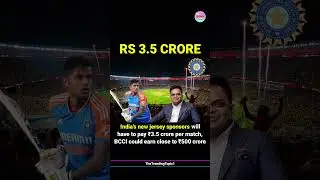 India's new jersey sponsors will reportedly have to pay ₹3.5 crore per bilateral match